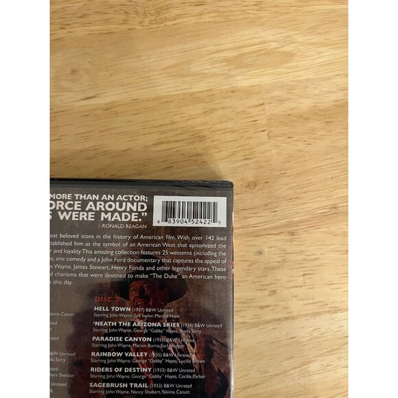 John Wayne The Tribute Collection 25 Films Plus Documentary DVD New Sealed - Picture 4 of 4